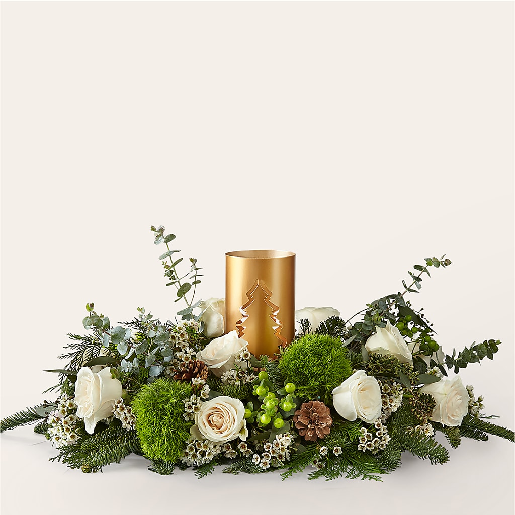 Chestnuts Roasting Centerpiece – Meta Flowers, Manassas VA