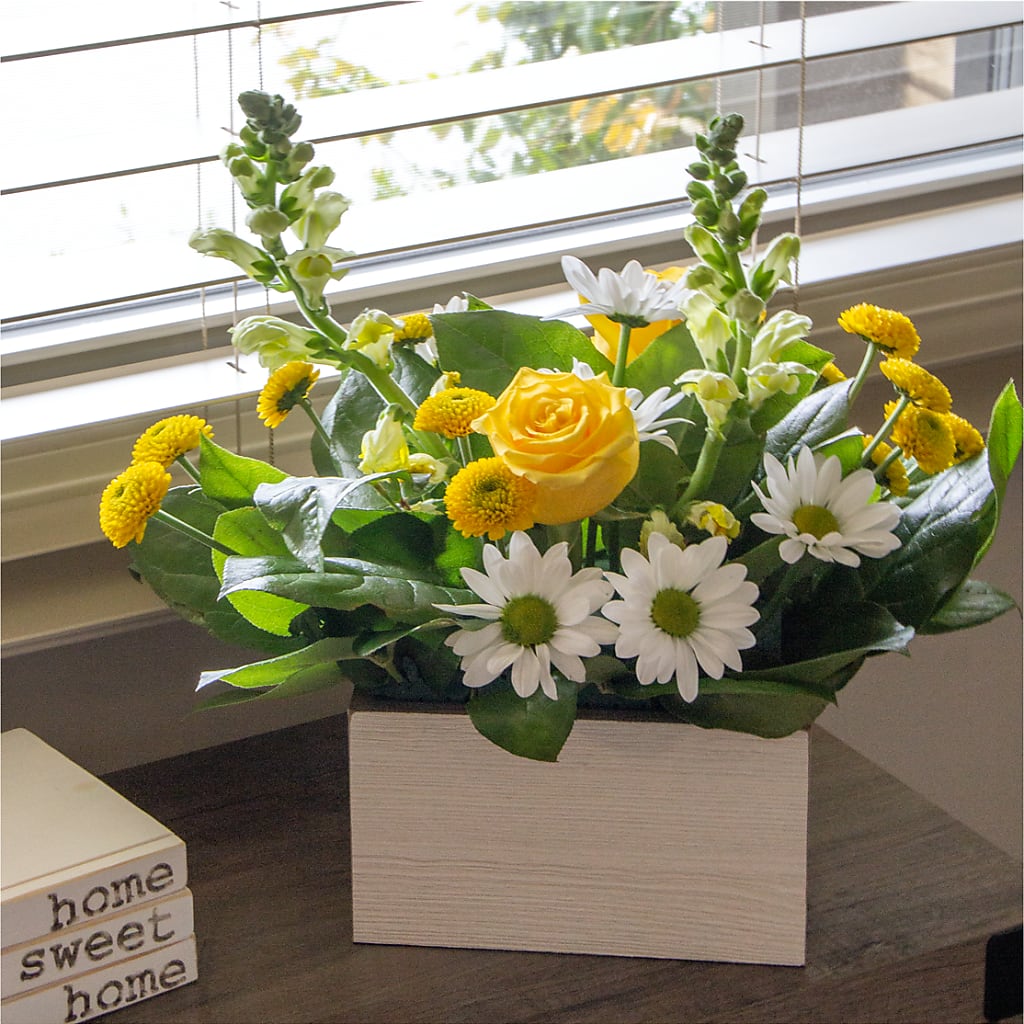 Sun Salutation Box Bouquet – Meta Flowers, Manassas VA