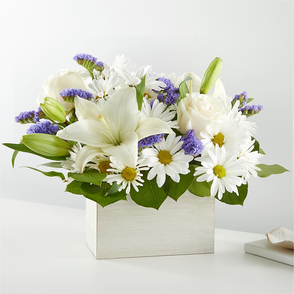 Beyond Blue Box Bouquet – Meta Flowers, Manassas VA
