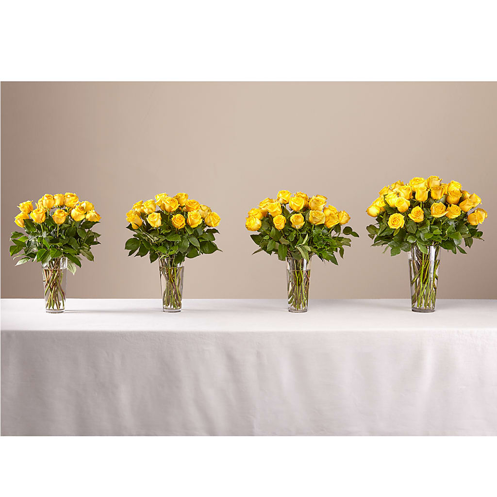Long Stem Yellow Rose Bouquet – Meta Flowers, Manassas VA