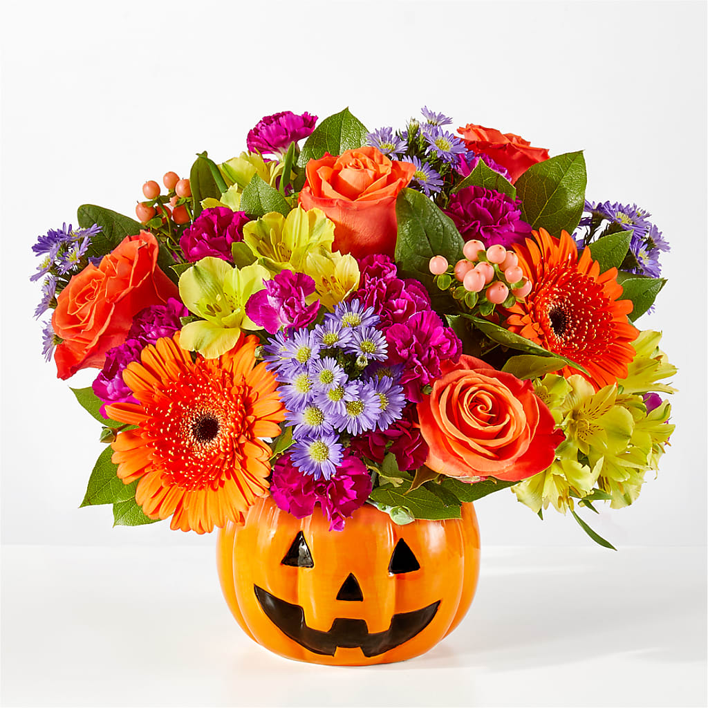 Tricks & Treats Pumpkin – Meta Flowers, Manassas VA