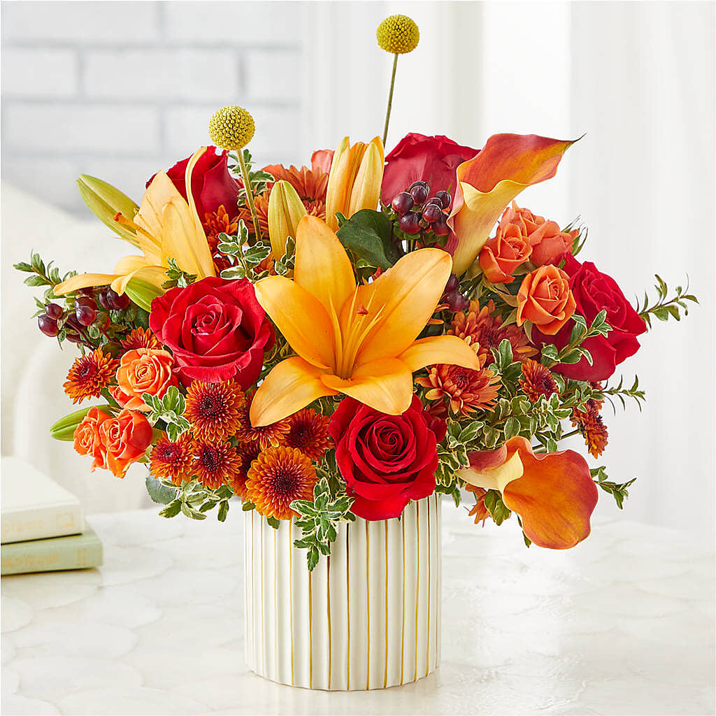 Scarlet Skies Bouquet – Meta Flowers, Manassas VA