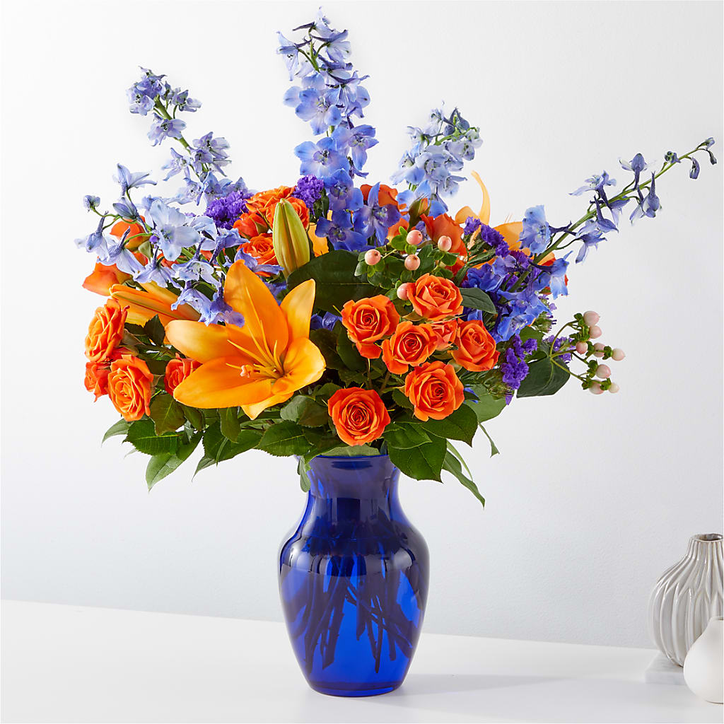 Radiant Citrus Bouquet – Meta Flowers, Manassas VA