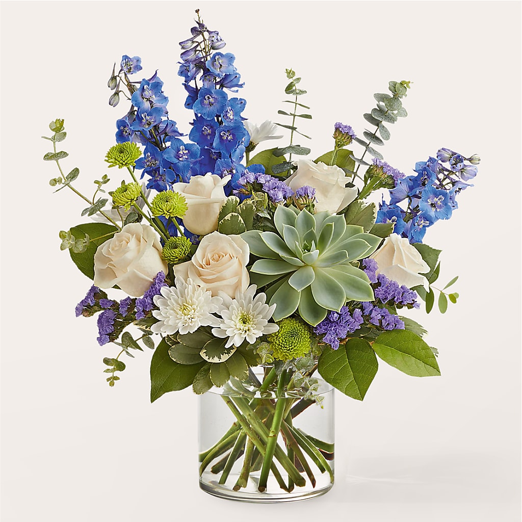 Cerulean Waves Bouquet – Meta Flowers, Manassas VA