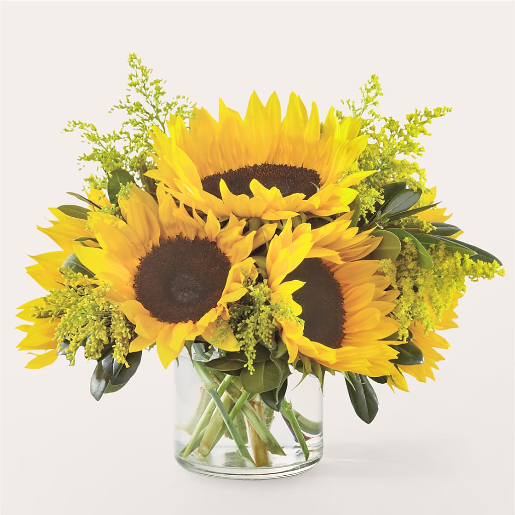 Beaming Sunflower Bouquet – Meta Flowers, Manassas VA