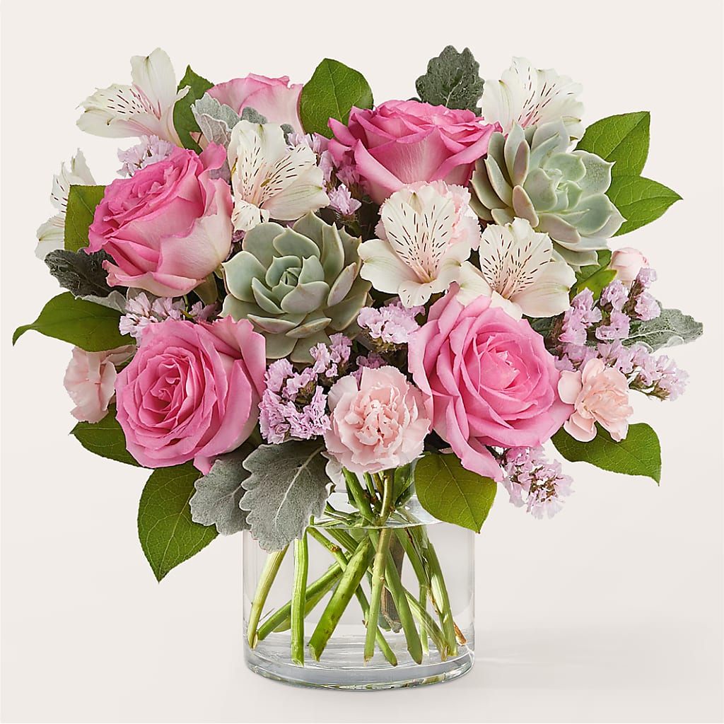 Dusty Rose Bouquet – Meta Flowers, Manassas VA