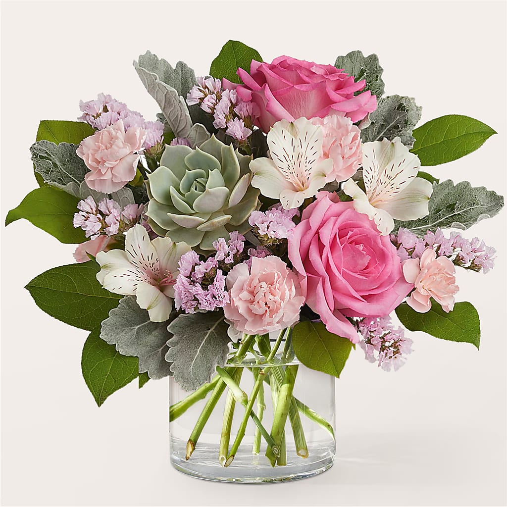 Dusty Rose Bouquet – Meta Flowers, Manassas VA