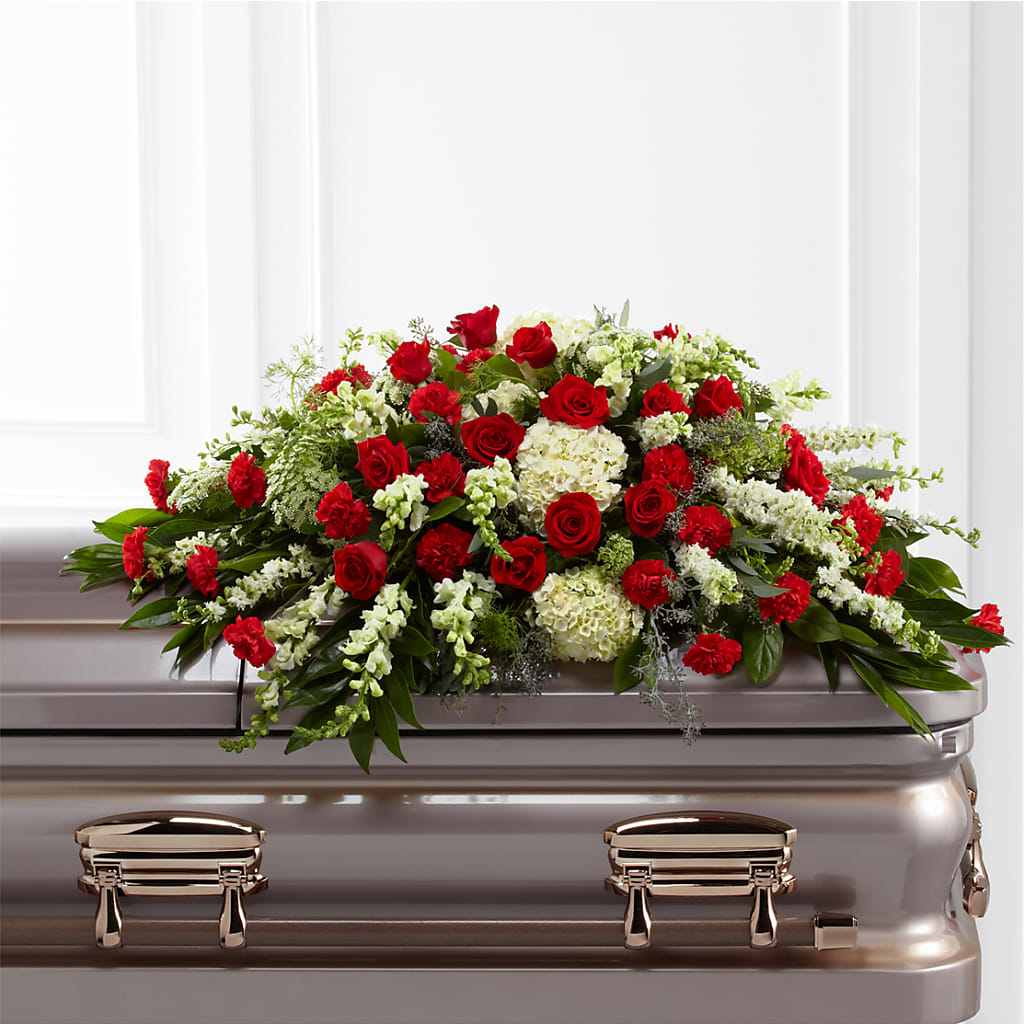 Sincerity Casket Spray – Meta Flowers, Manassas VA