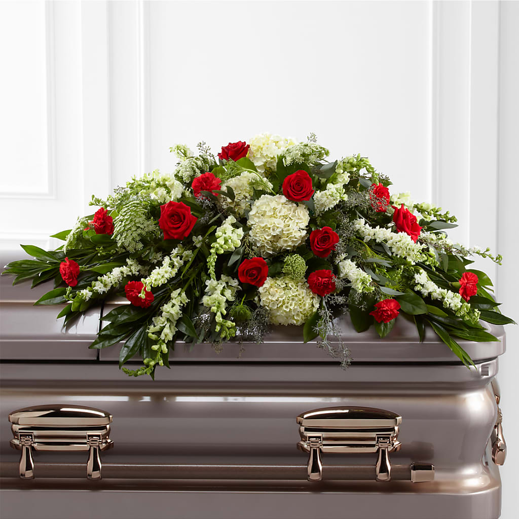 Sincerity Casket Spray – Meta Flowers, Manassas VA