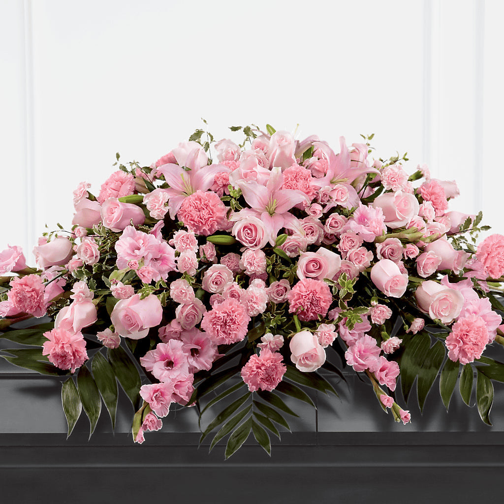 Garden of Comfort Casket Spray (Standard) – Meta Flowers, Manassas VA