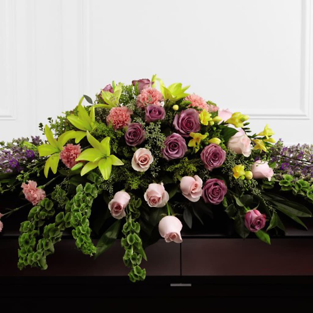 Forever Beloved Casket Spray – Meta Flowers, Manassas VA