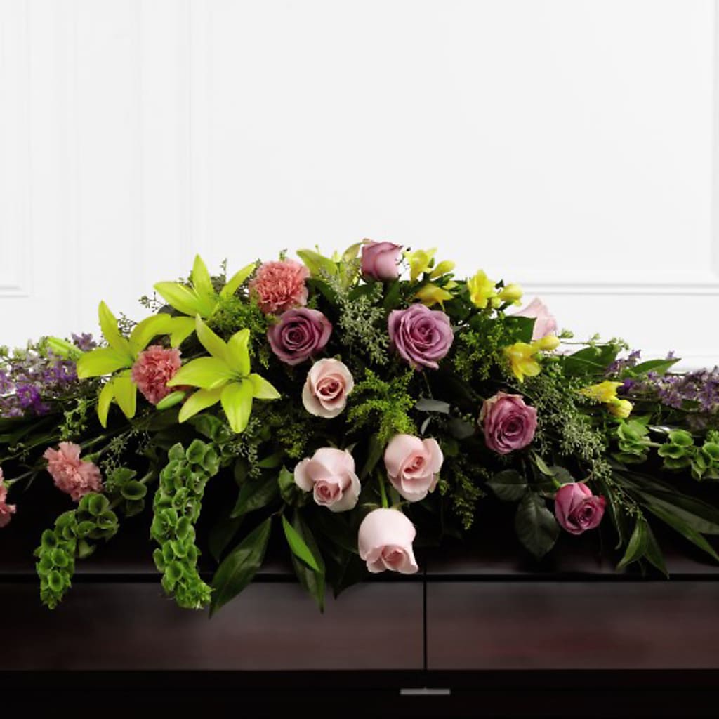 Forever Beloved Casket Spray – Meta Flowers, Manassas VA