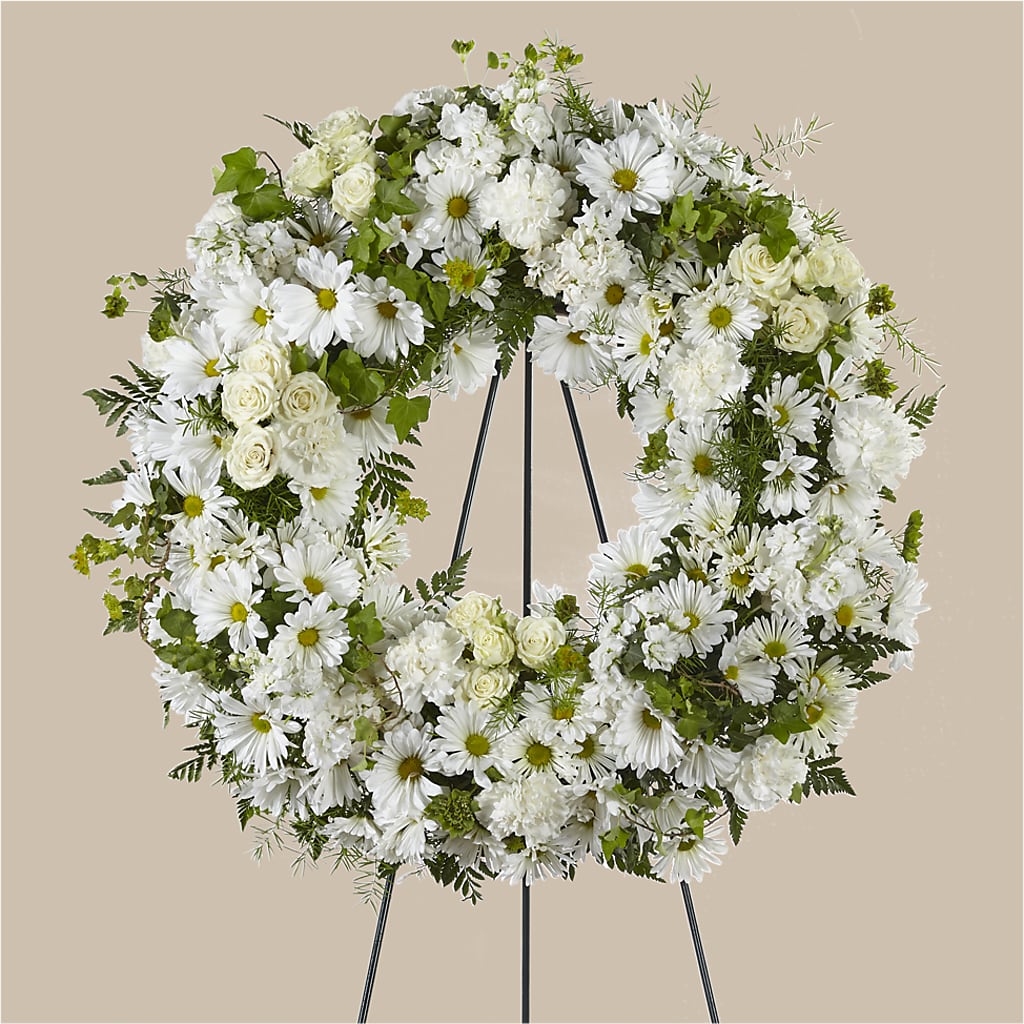Faithful Wishes Wreath – Meta Flowers, Manassas VA