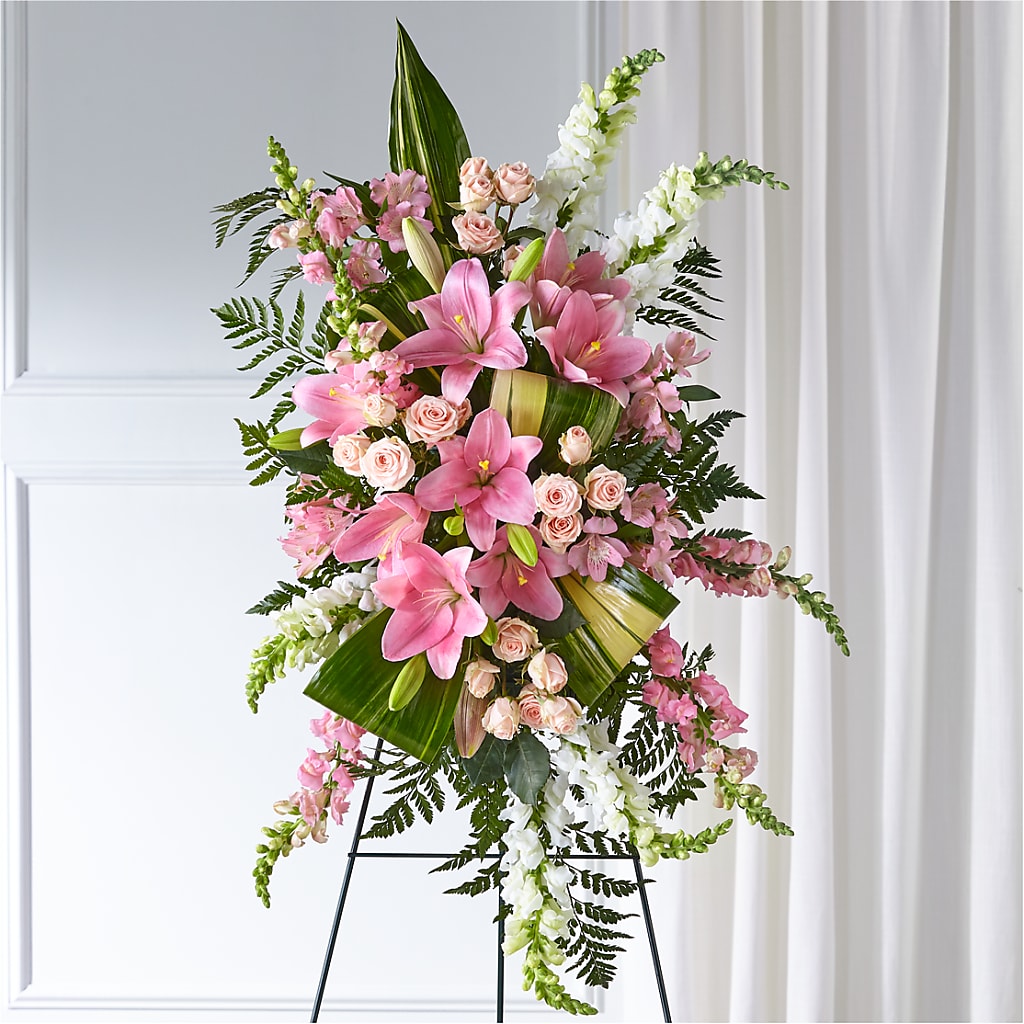 Elegant Embrace Standing Spray – Meta Flowers, Manassas VA