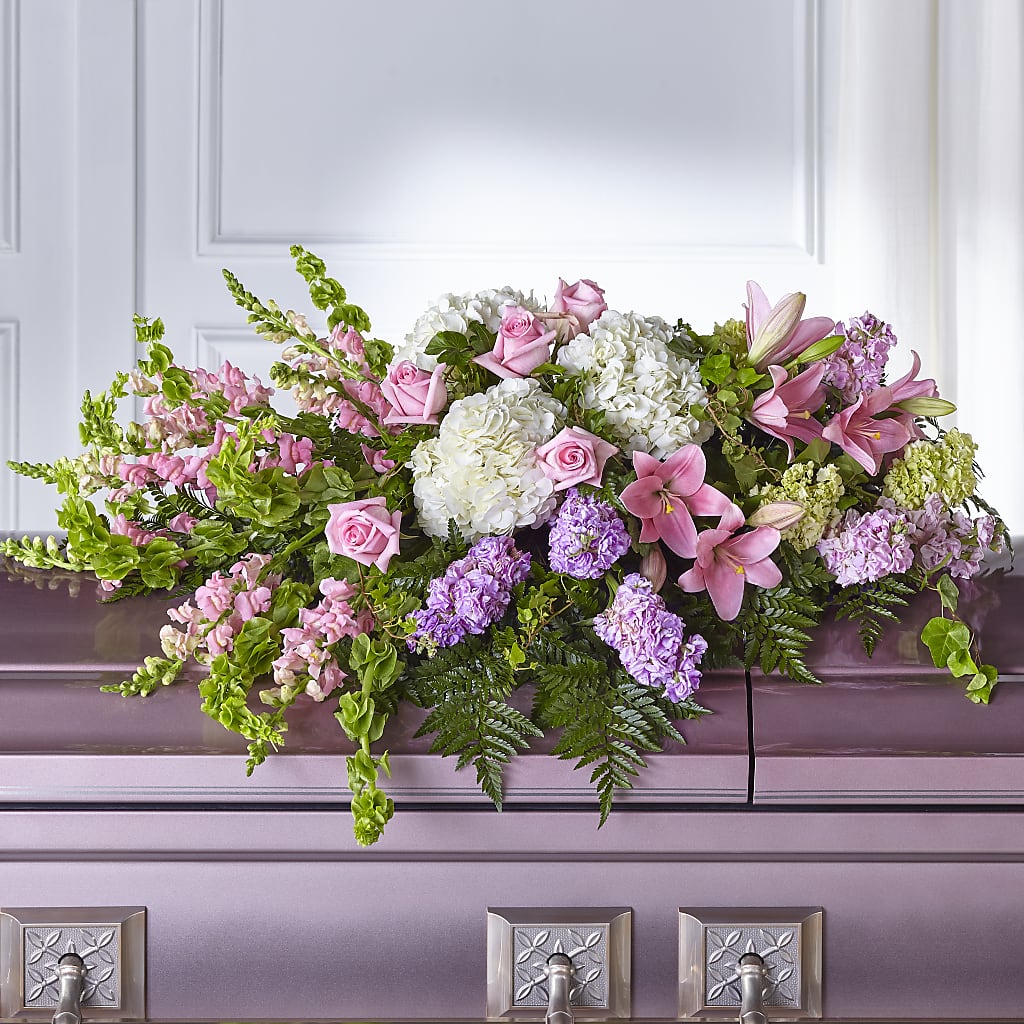 Life's Gratitude Casket Spray – Meta Flowers, Manassas VA