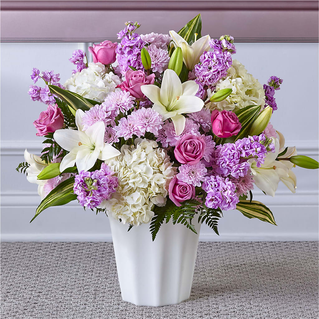 Heaven Sent Floor Basket – Meta Flowers, Manassas VA