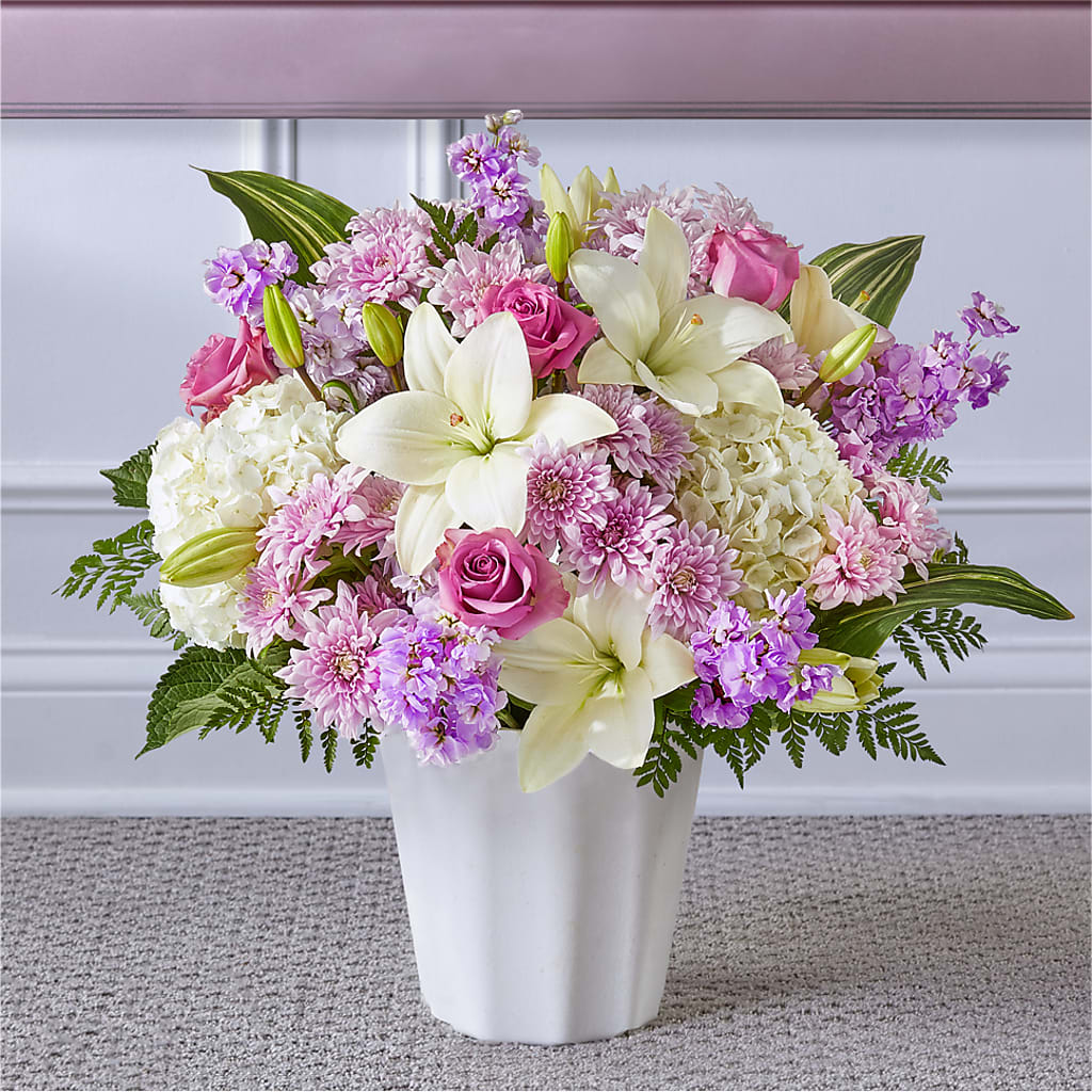 Heaven Sent Floor Basket – Meta Flowers, Manassas VA