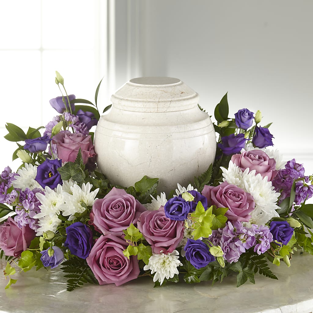 Blooming Sympathy Cremation Adornment – Meta Flowers, Manassas VA