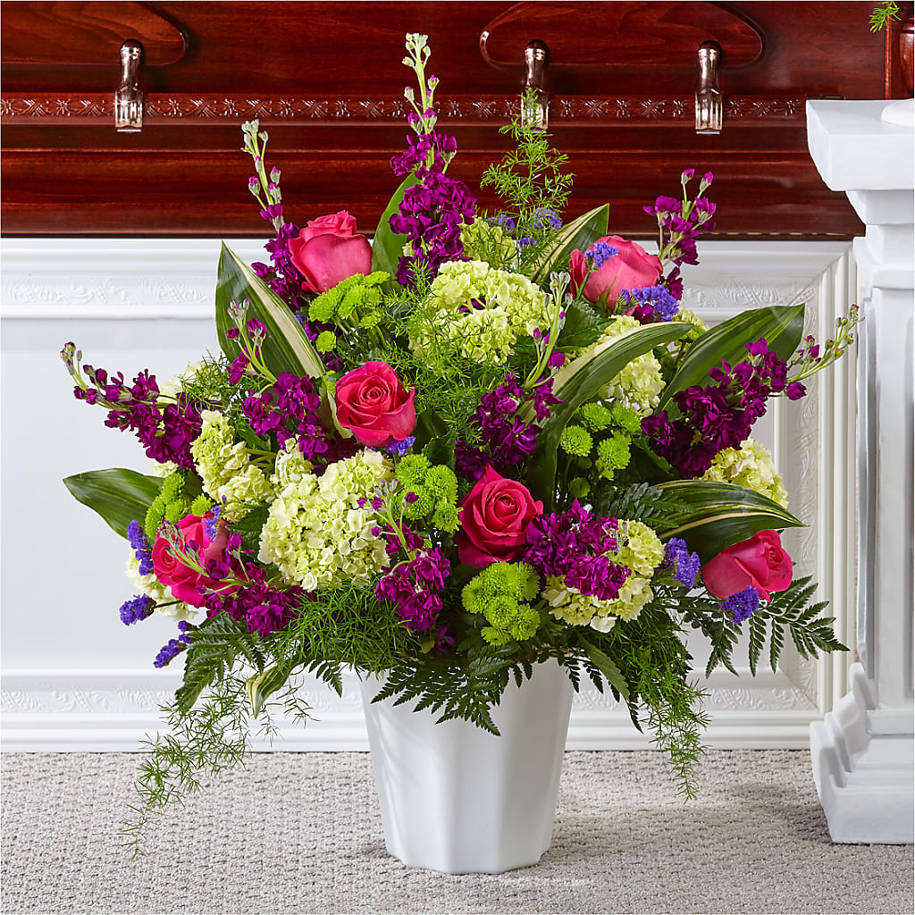 Beautiful Horizons Floor Basket – Meta Flowers, Manassas VA