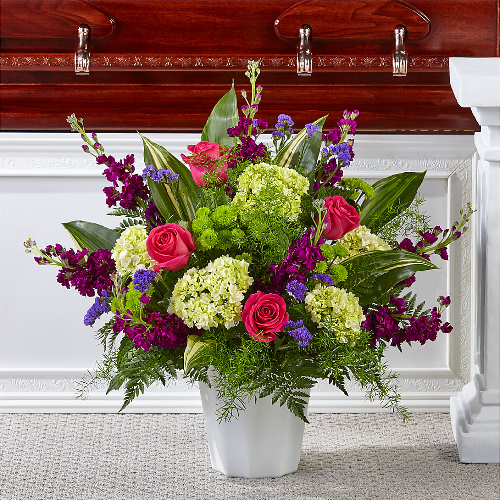 Beautiful Horizons Floor Basket – Meta Flowers, Manassas VA
