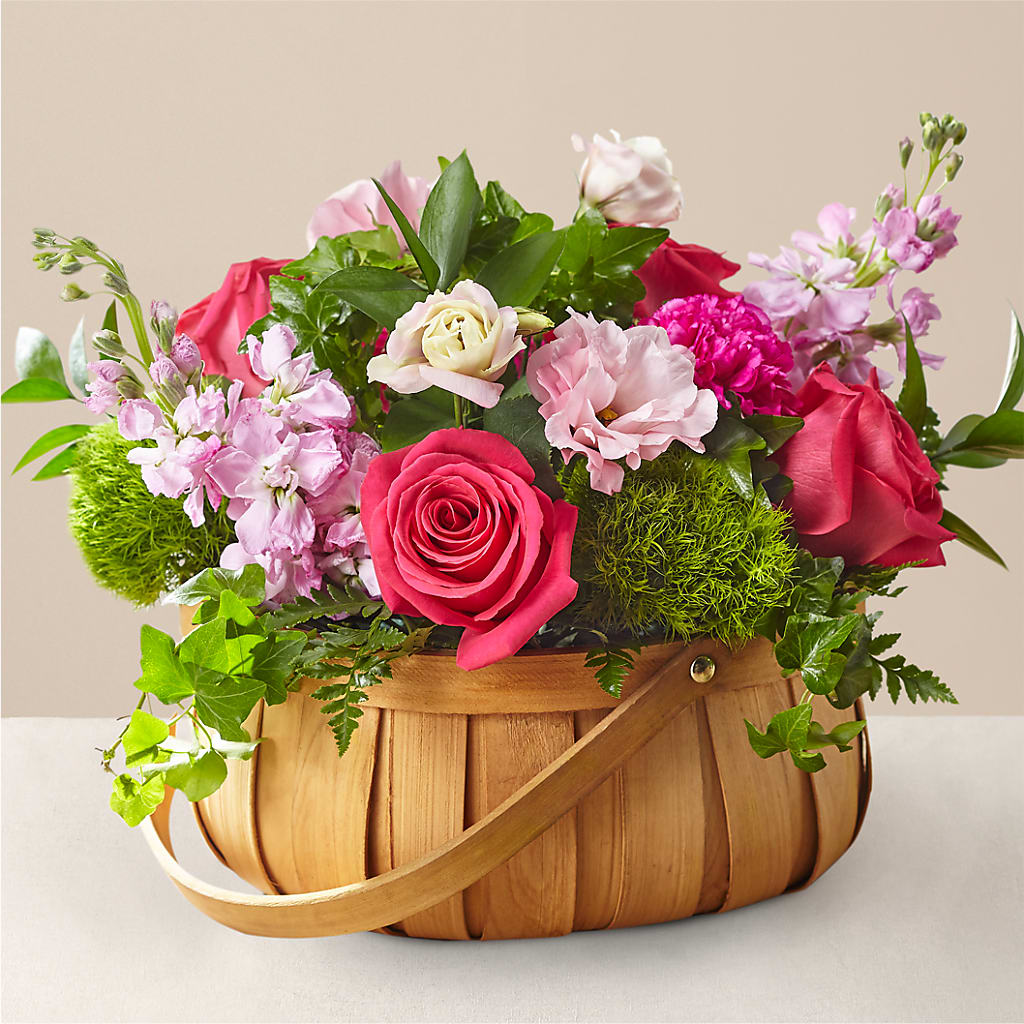 Radiance in Bloom Basket – Meta Flowers, Manassas VA