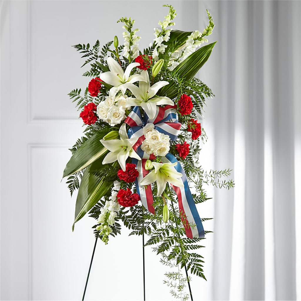 Stars of Life Standing Spray – Meta Flowers, Manassas VA