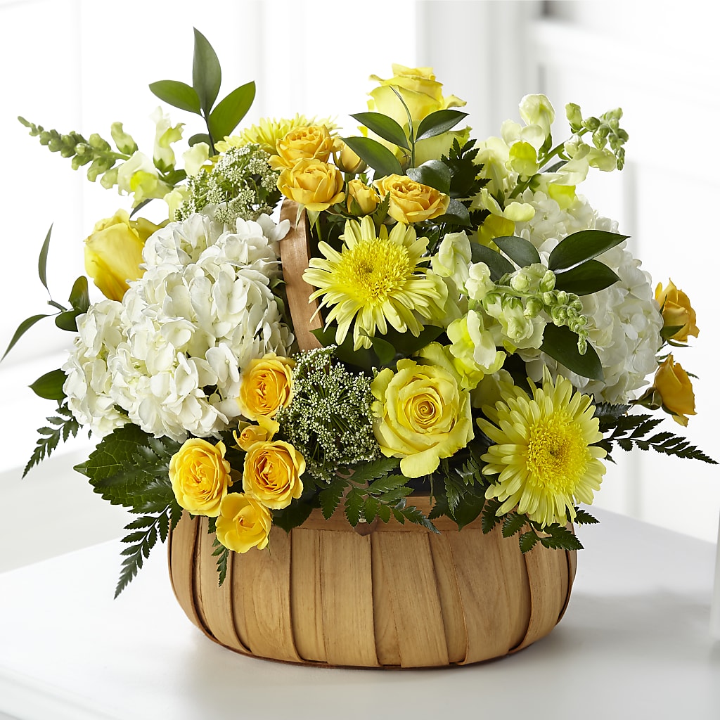 Rustic Remembrance Basket – Meta Flowers, Manassas VA