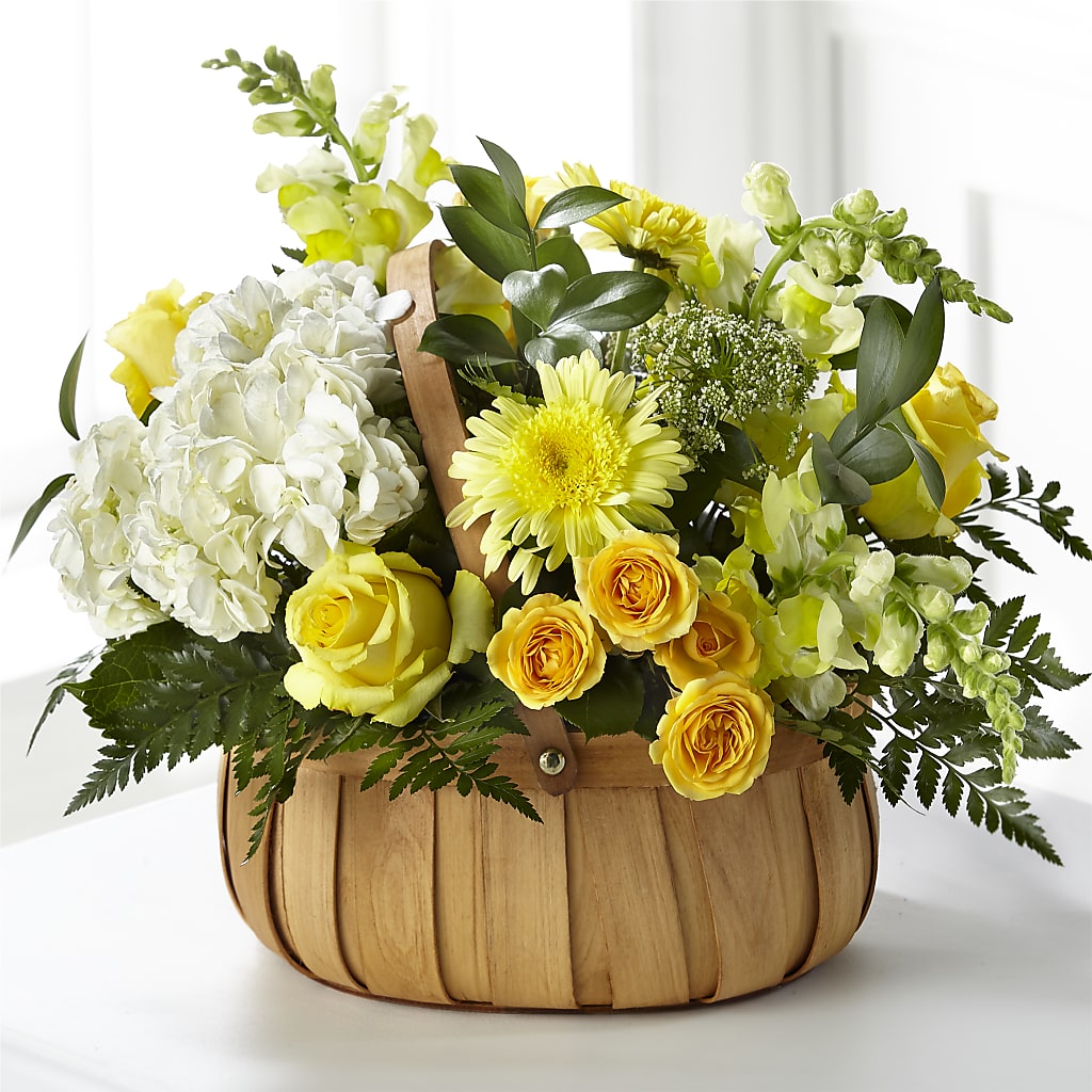 Rustic Remembrance Basket – Meta Flowers, Manassas VA