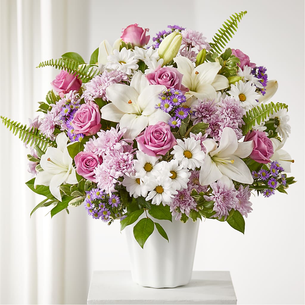 Warmest Thoughts Tabletop Basket – Meta Flowers, Manassas VA