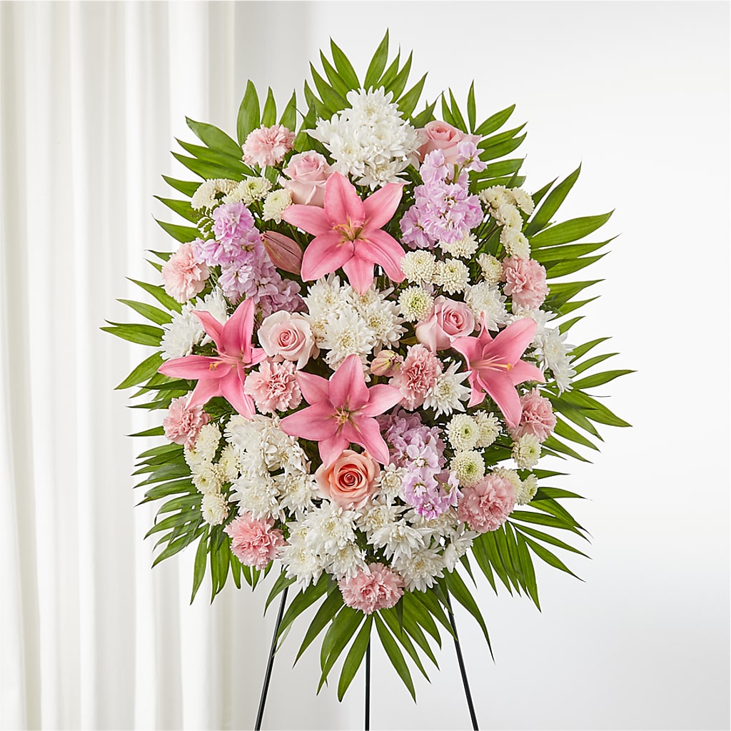 Offering Solace Standing Spray – Meta Flowers, Manassas VA