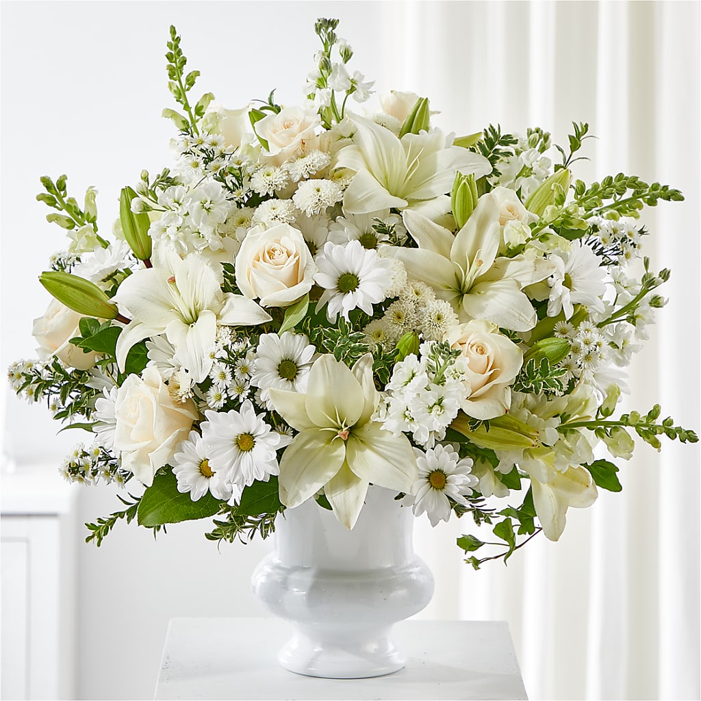 Uplifting Urn Arrangement – Meta Flowers, Manassas VA