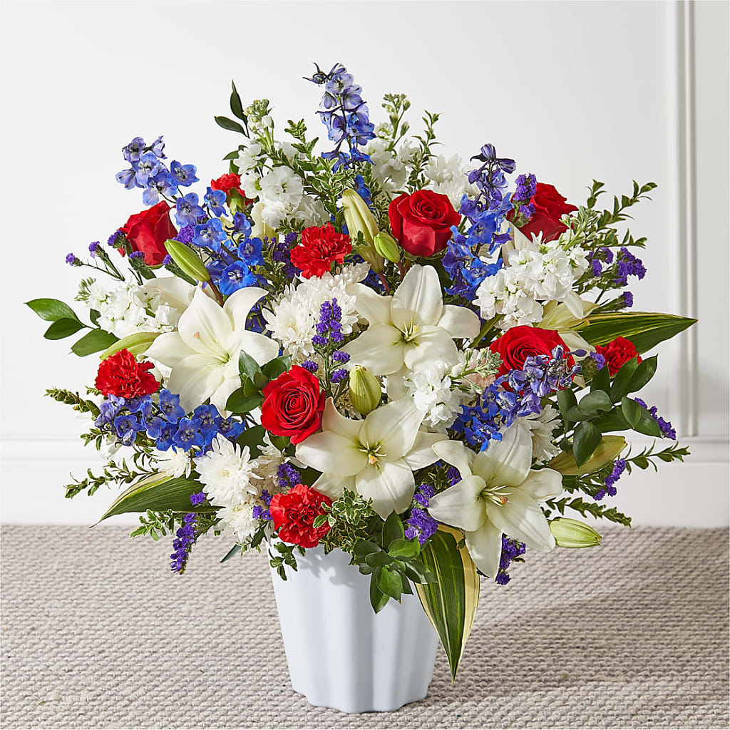 Consoled Floor Basket – Meta Flowers, Manassas VA