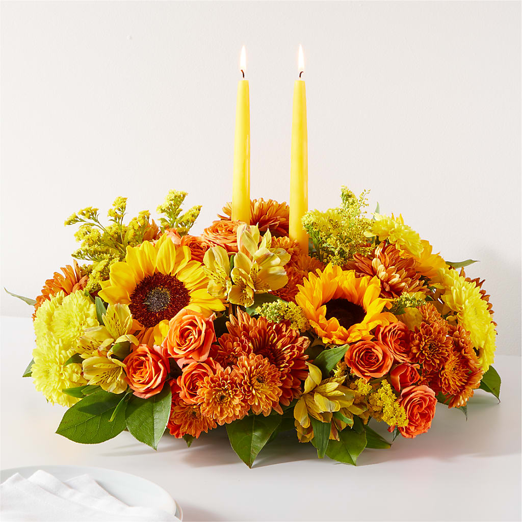 Autumn Harmony Centerpiece – Meta Flowers, Manassas VA