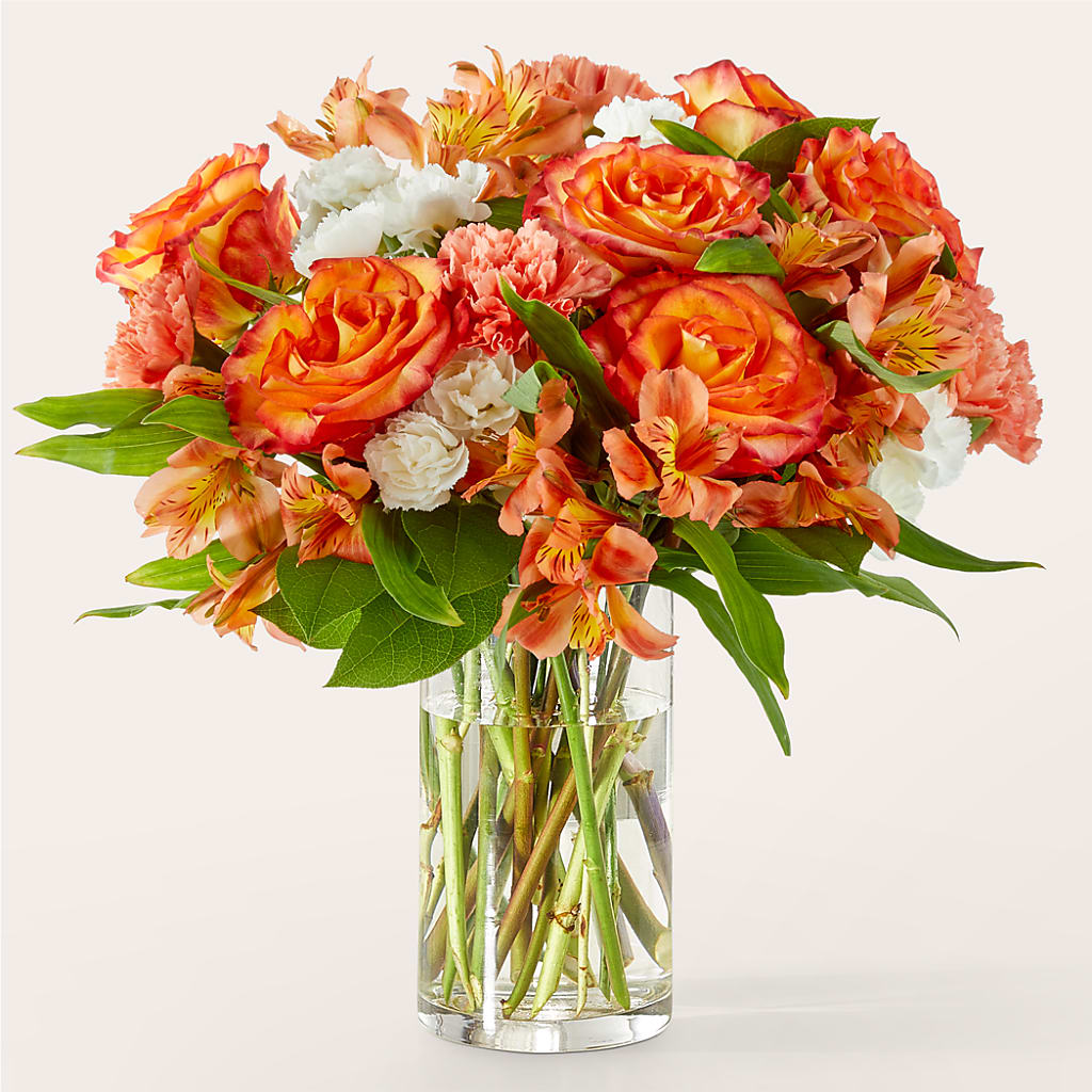 Apricot Glow Bouquet – Meta Flowers, Manassas VA