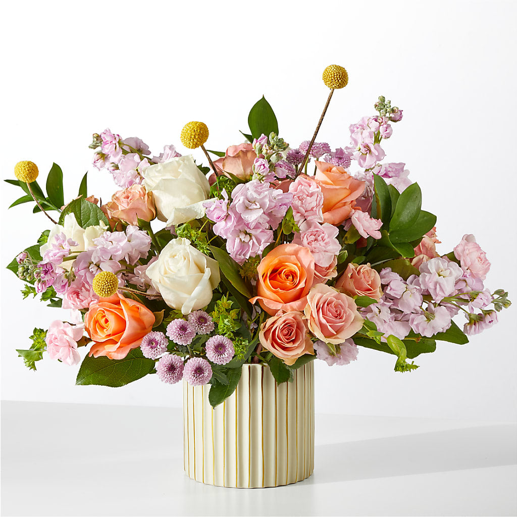 French Market Bouquet with Ivory Vase – Meta Flowers, Manassas VA