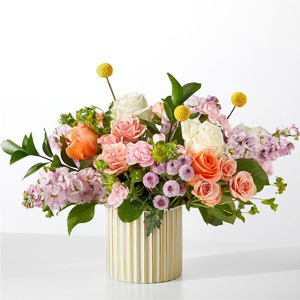 French Market Bouquet with Ivory Vase – Meta Flowers, Manassas VA