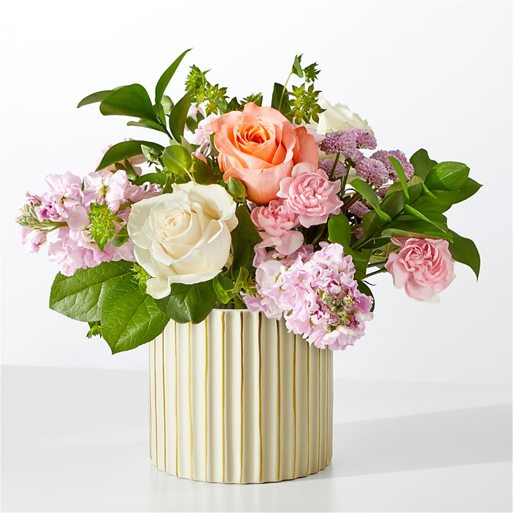 French Market Bouquet with Ivory Vase – Meta Flowers, Manassas VA