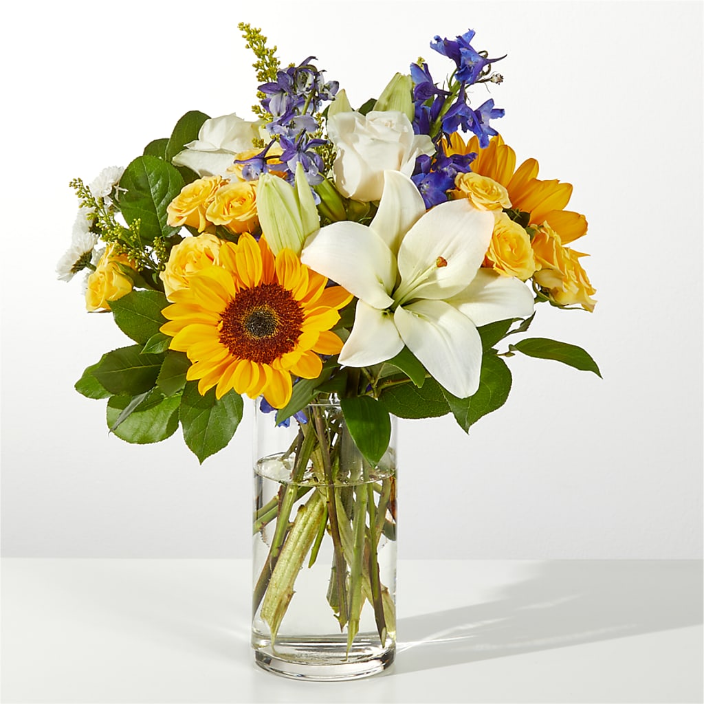 Wonderfully Sunny Bouquet – Meta Flowers, Manassas VA