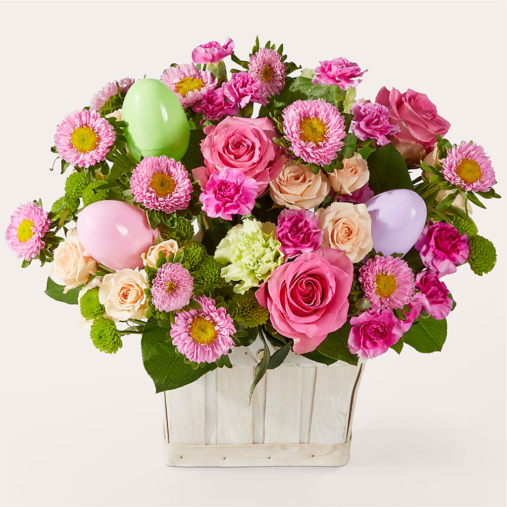 Get Eggcited Basket – Meta Flowers, Manassas VA