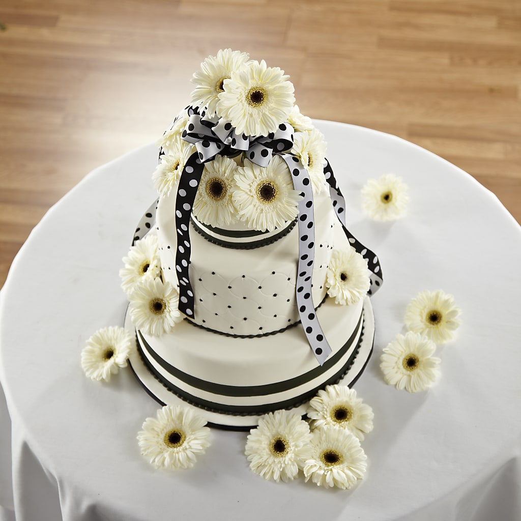 Simple Sophistication Cake Décor – Meta Flowers, Manassas VA