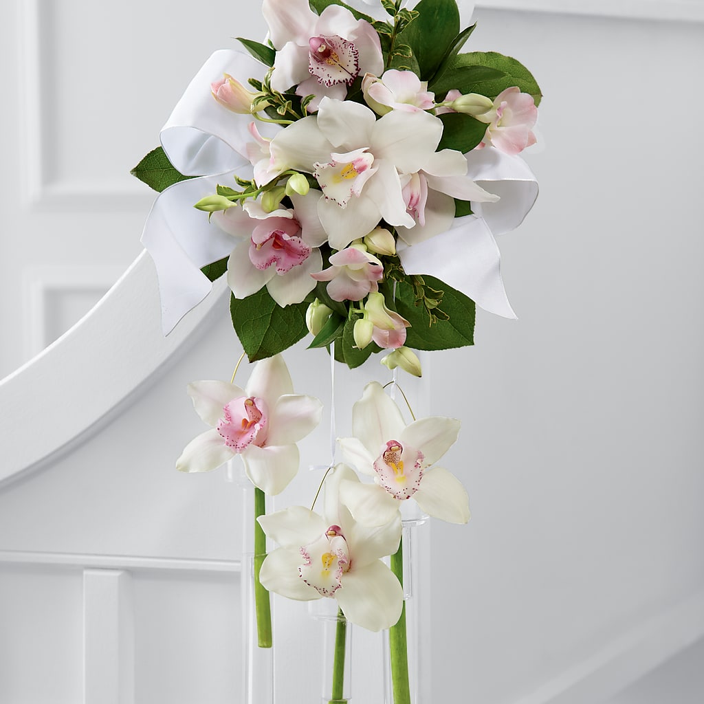 Perfect Entrance Pew Arrangement – Meta Flowers, Manassas VA