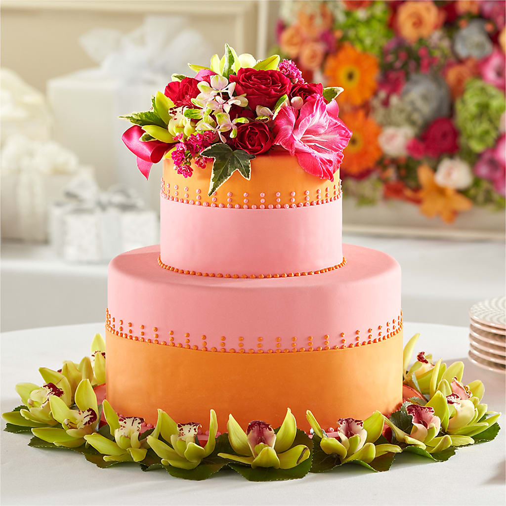 Sweet Citrus Cake Decor – Meta Flowers, Manassas VA