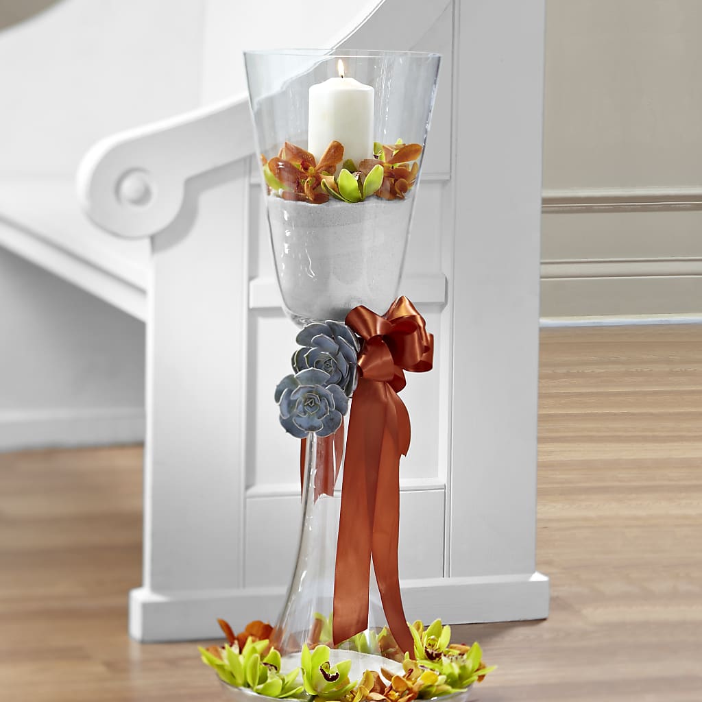 Matrimony Pew Decor – Meta Flowers, Manassas VA