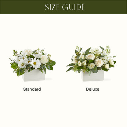 Fresh Linen Box Bouquet –  Meta Flowers, Manassas VA