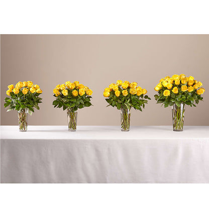 Long Stem Yellow Rose Bouquet –  Meta Flowers, Manassas VA