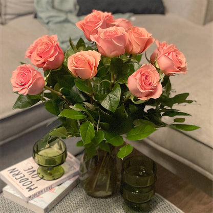 Long Stem Pink Rose Bouquet –  Meta Flowers, Manassas VA