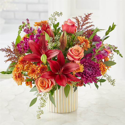 Burgundy Landscape Bouquet –  Meta Flowers, Manassas VA