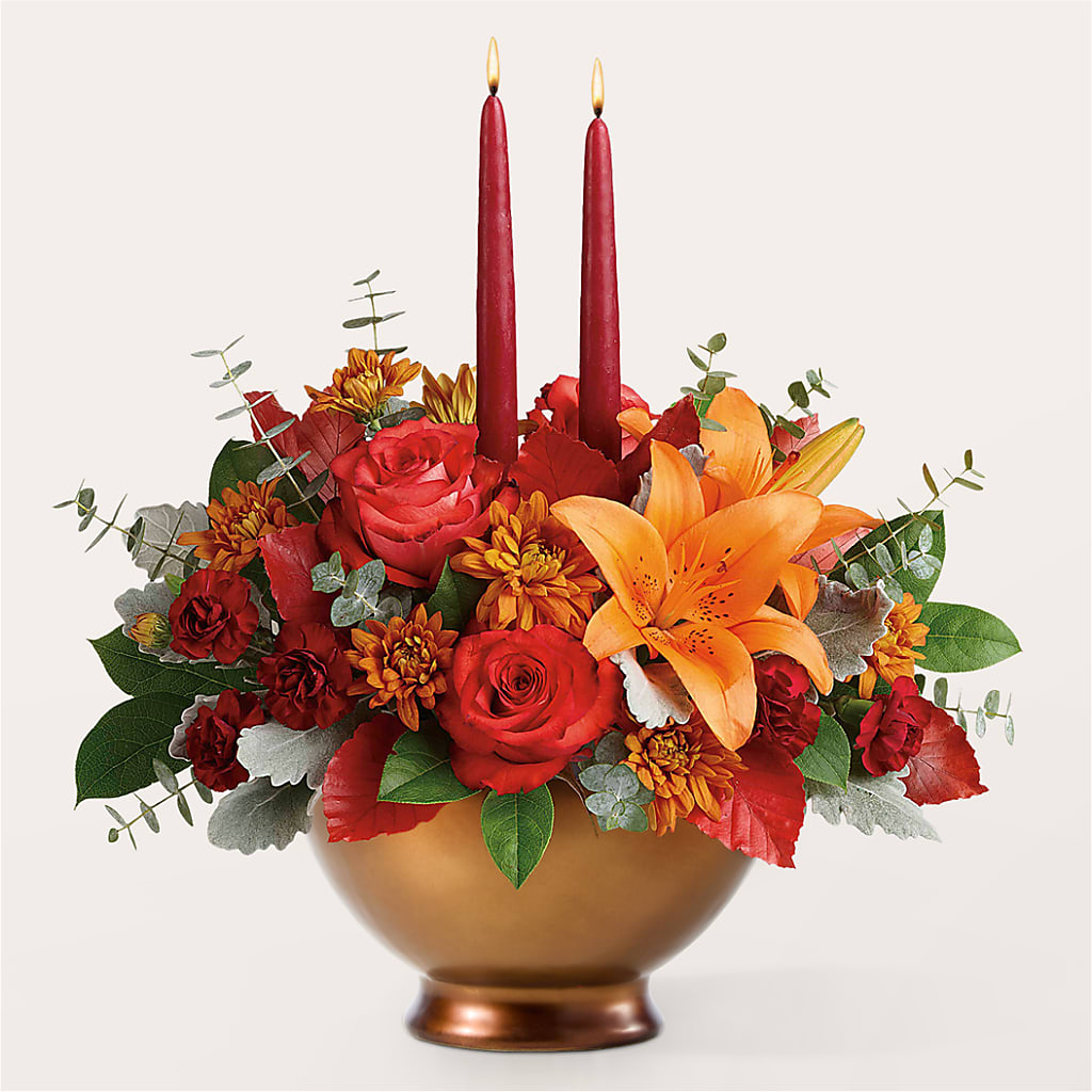 Fruits of Fall Centerpiece –  Meta Flowers, Manassas VA