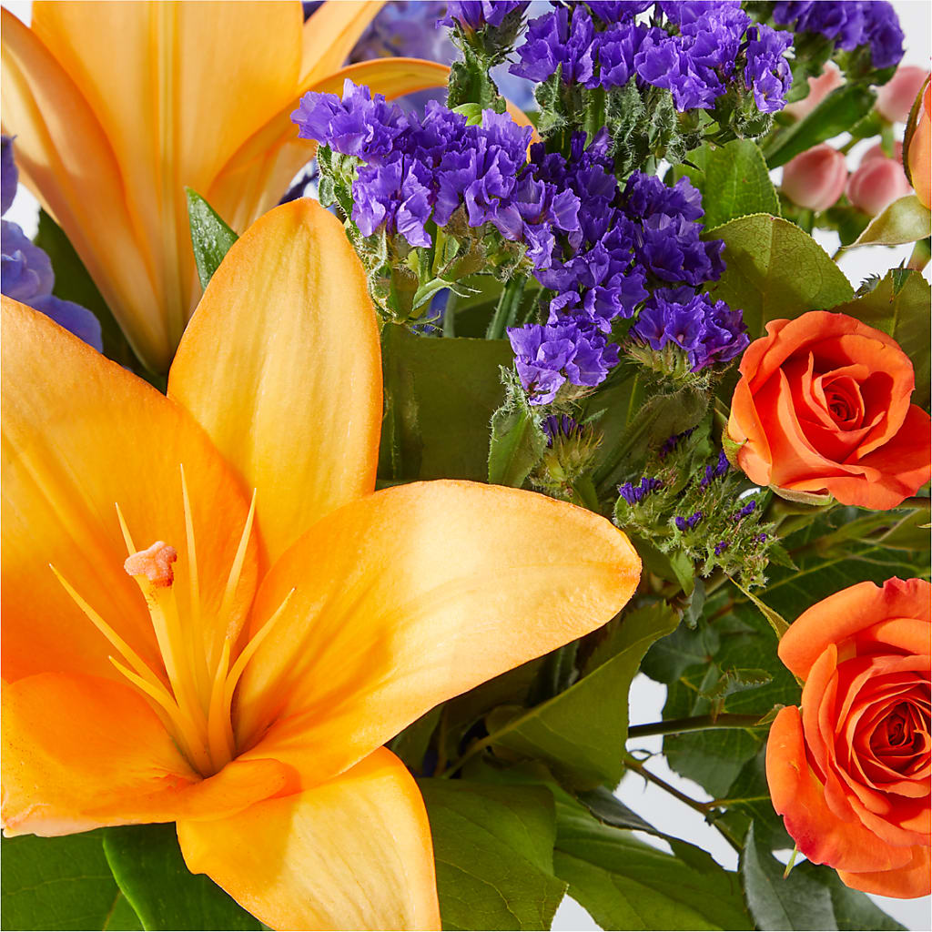 Radiant Citrus Bouquet –  Meta Flowers, Manassas VA
