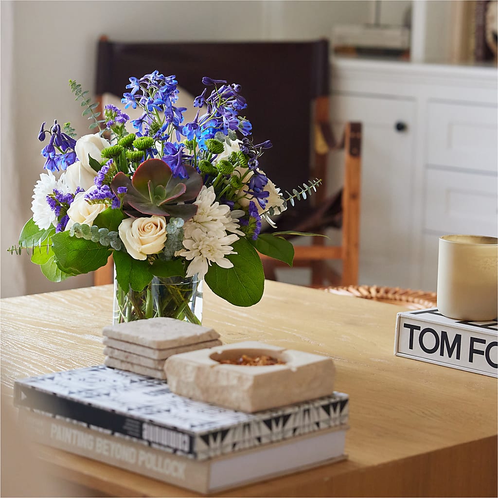 Cerulean Waves Bouquet –  Meta Flowers, Manassas VA